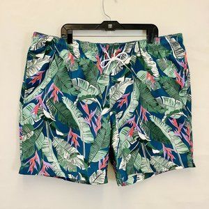NEW Lands' End Swim Trunks XL XXL Boardshorts